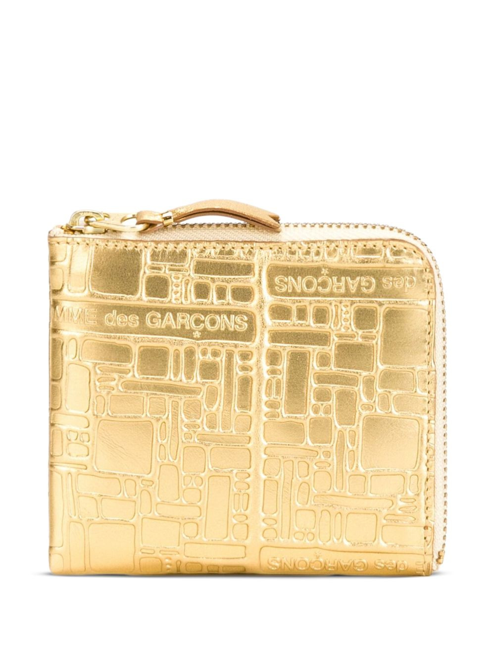 logo-embossed leather wallet - 2