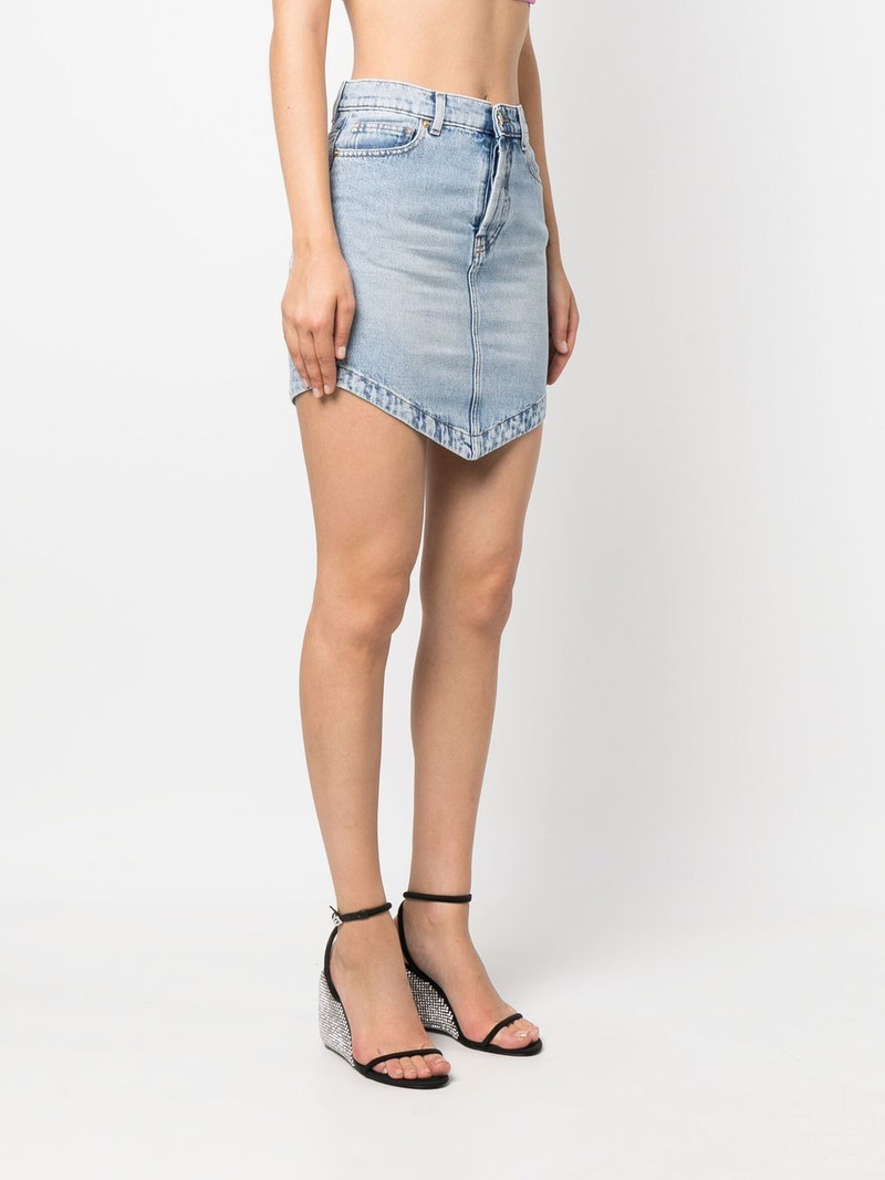 high-waisted denim skirt 3