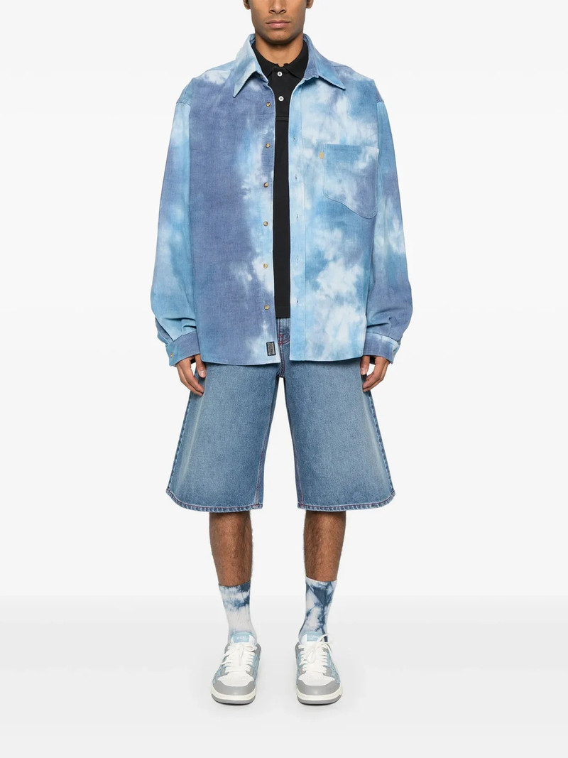 ERL Unisex Tie-Dye Corduroy Overshirt outlook