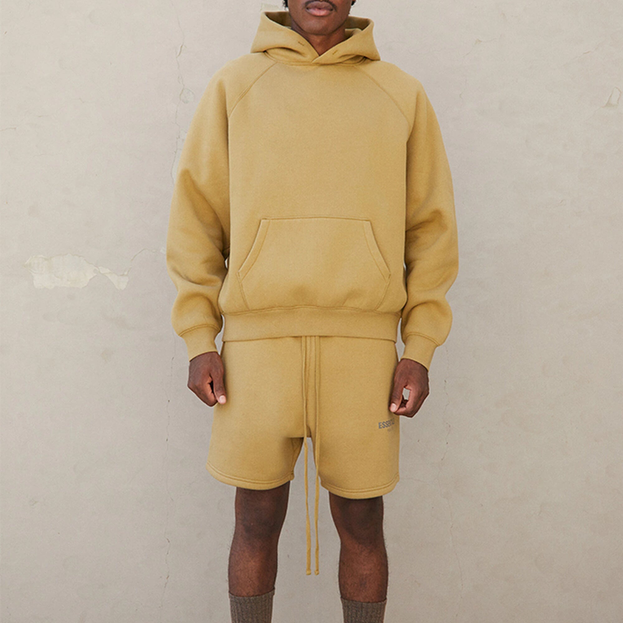 Fear of God Essentials FW21 Pullover Logo Hoodie 'Amber' FOG-FW21-003 - 7