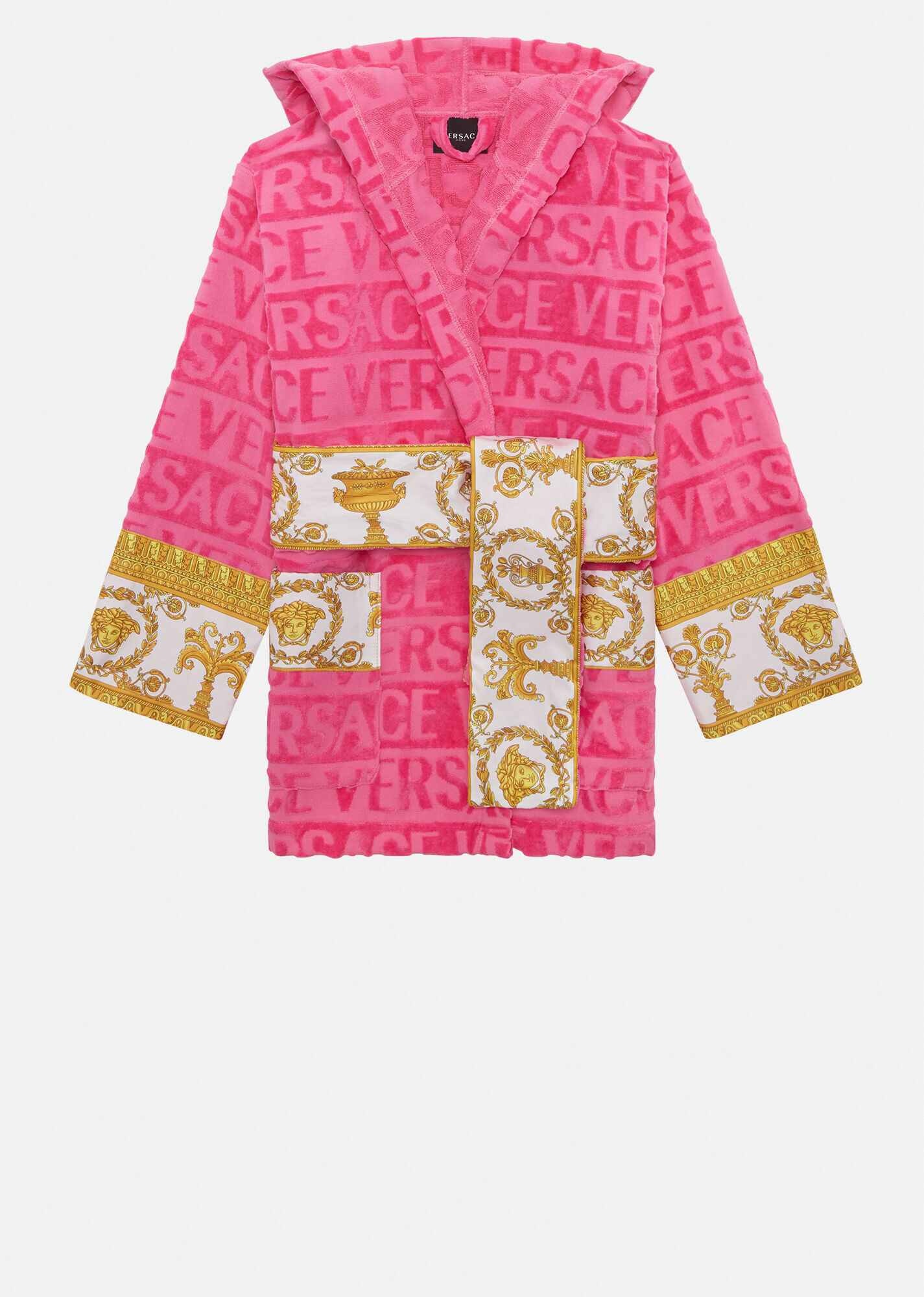 I ♡ Baroque Hooded Bathrobe - 1