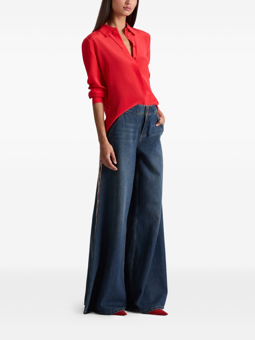 silk blouse - 3