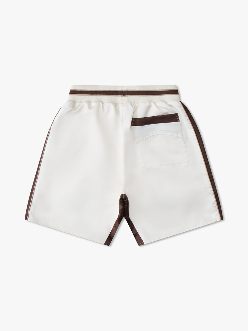 Rhude SATIN SOUVENIER SHORTS outlook