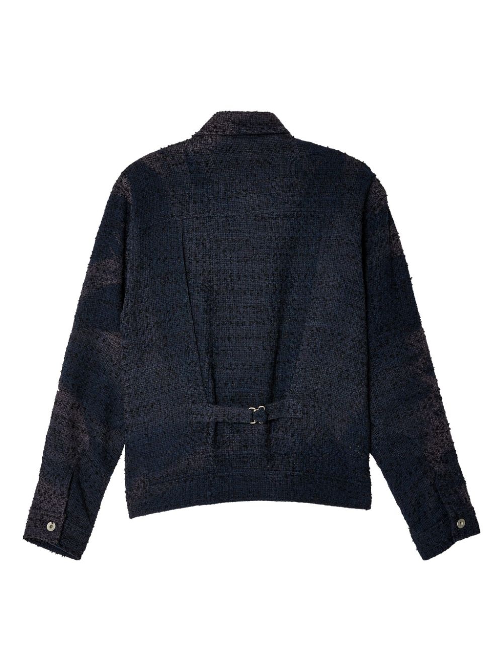bleached tweed jacket - 2
