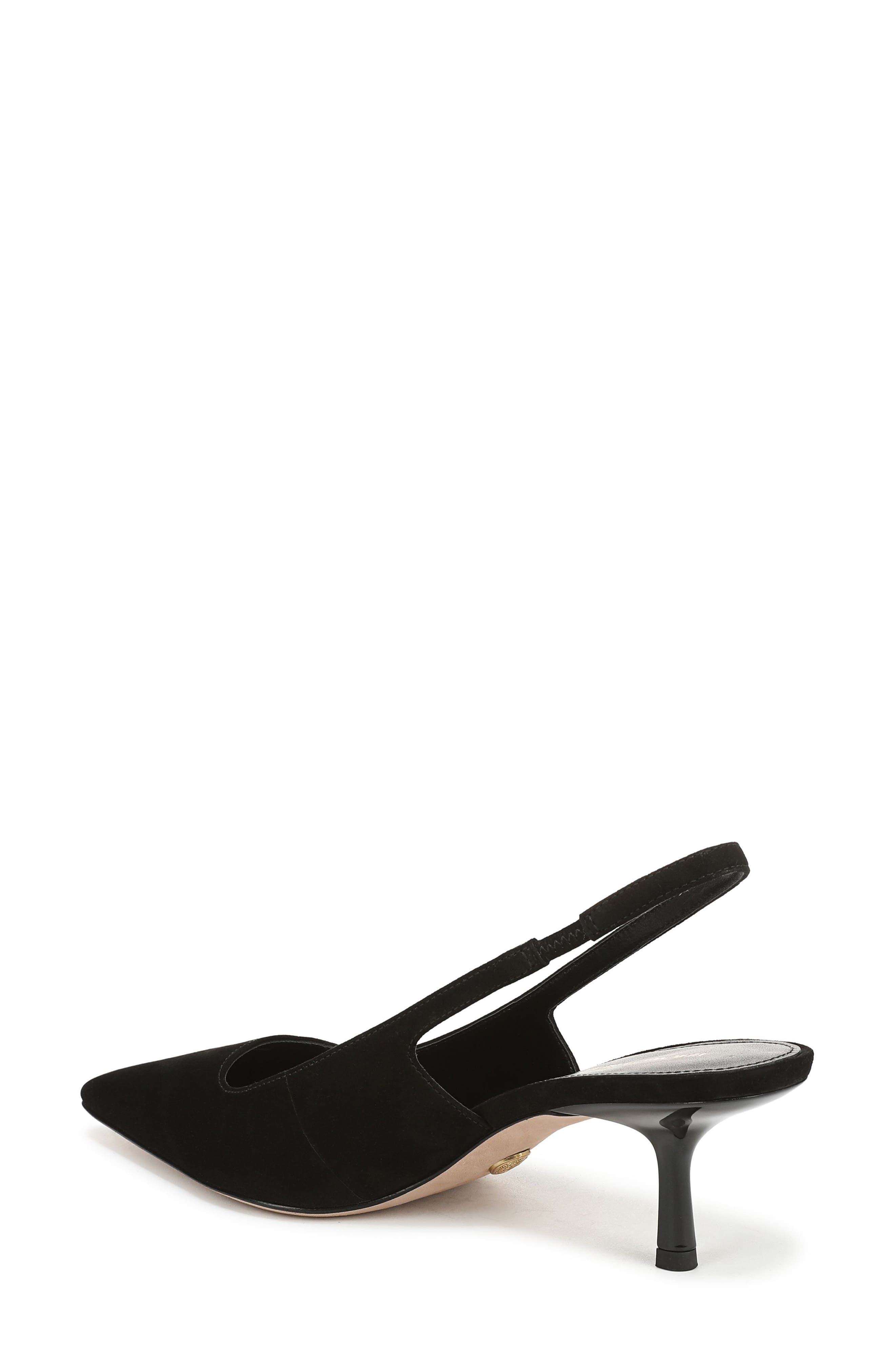 Veronica Beard Cashel Slingback Pointed Toe Pump in Black Suede at Nordstrom - 2