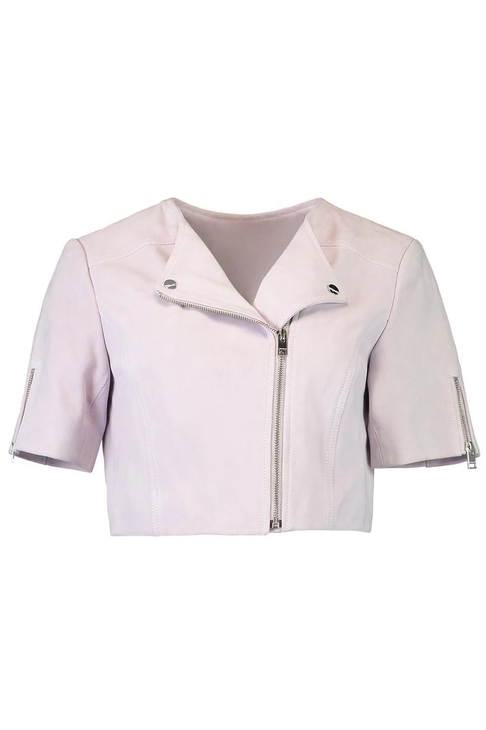Kirsi Cropped Jacket - Lilac - 1