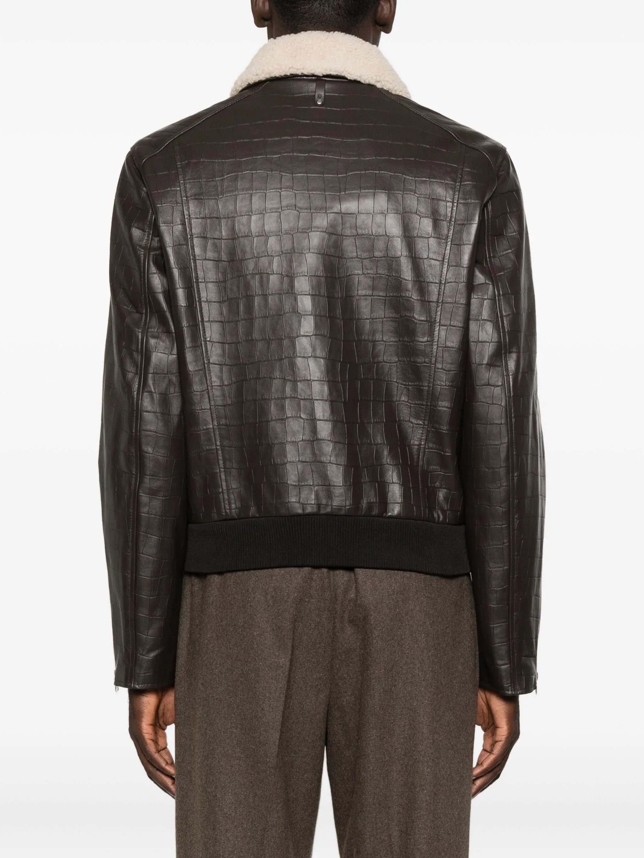 Mackage Chance-NV Embossed Leather Jacket - 2