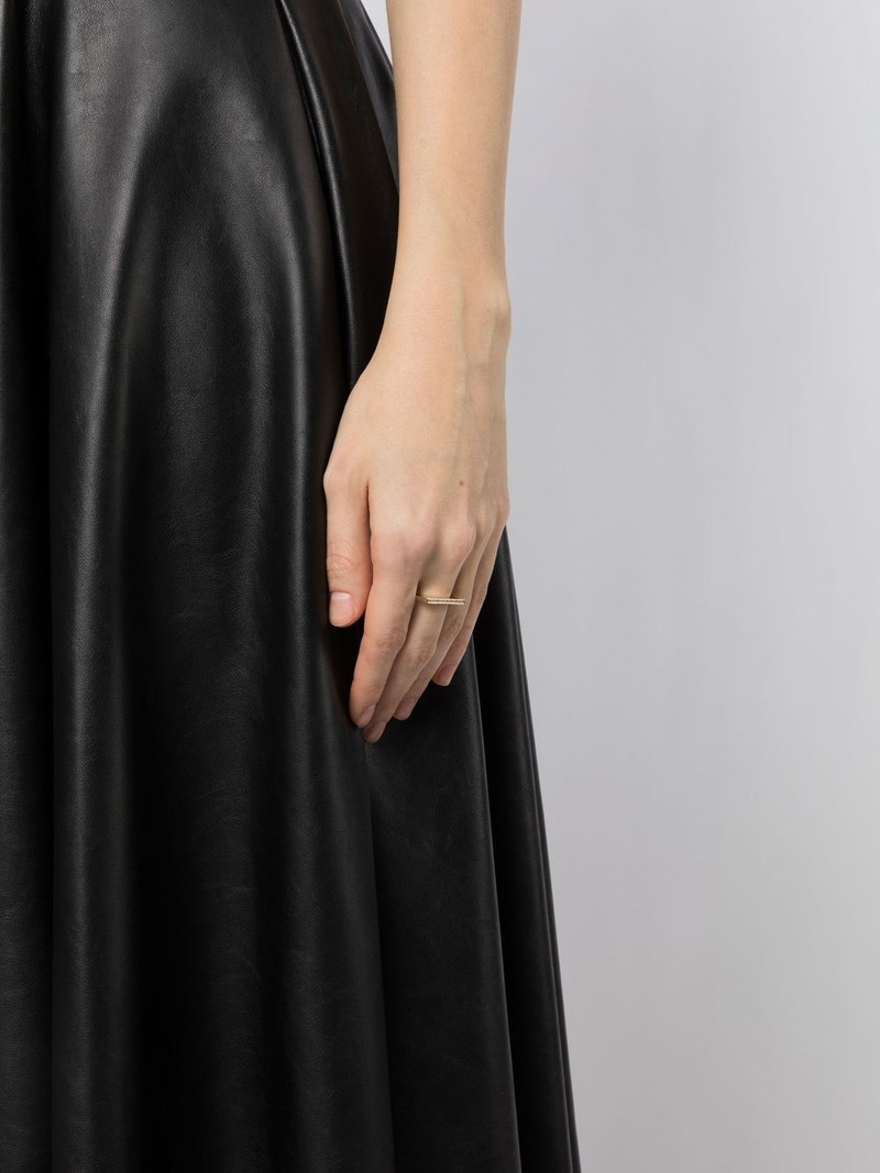 TOM WOOD Sleek 9kt gold diamond ring outlook