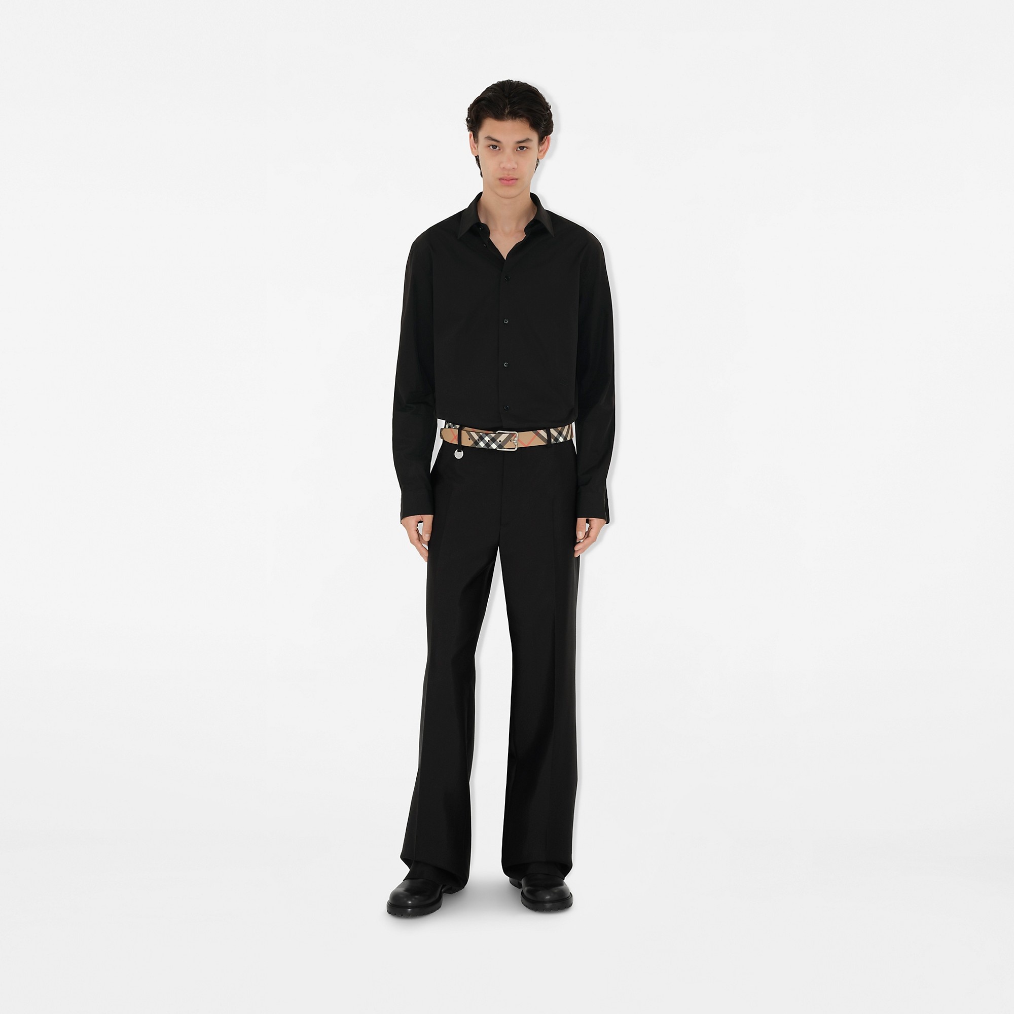 Reversible Check B Buckle Belt - 2