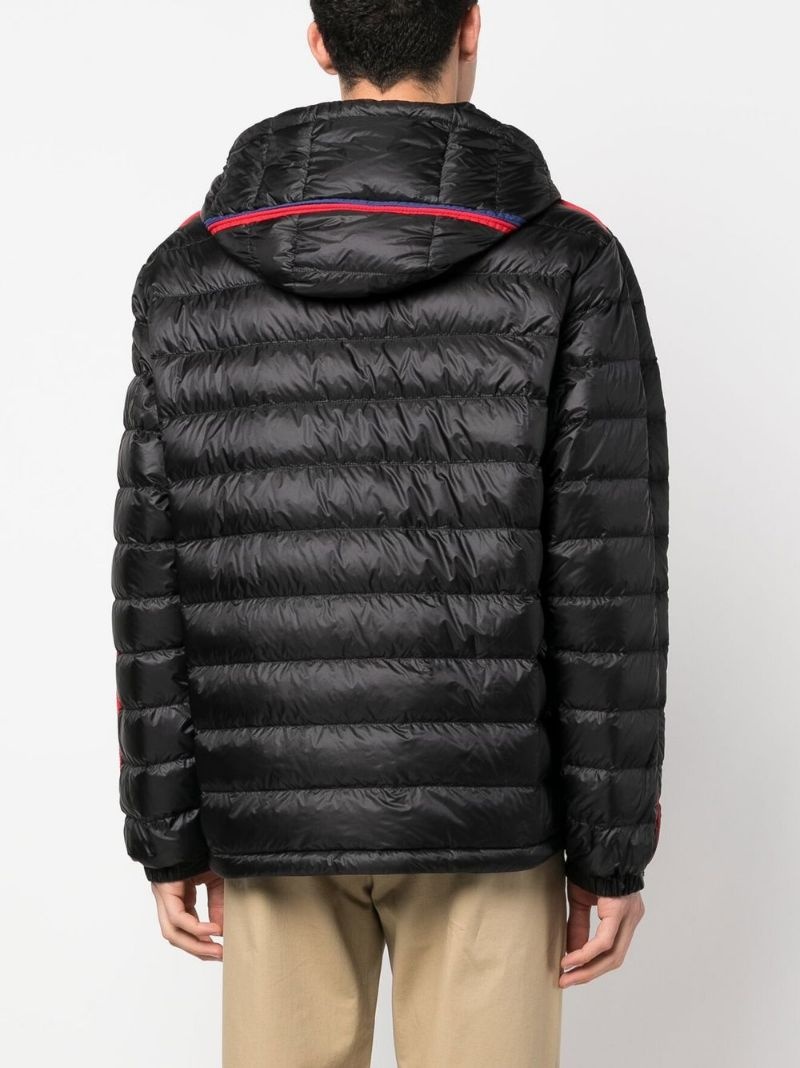 Agout logo-patch puffer jacket - 4