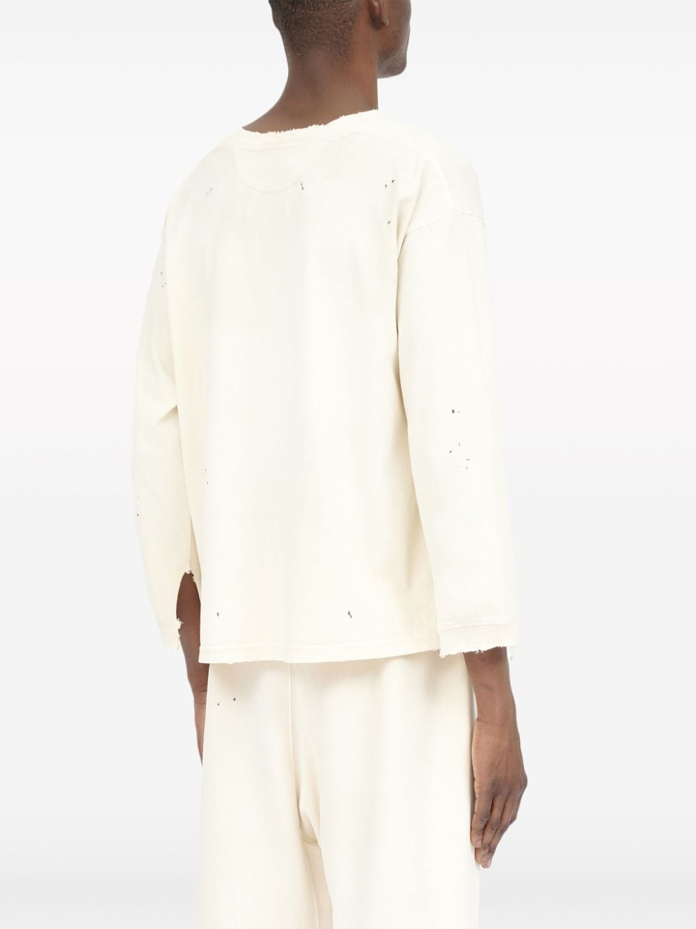 Handwritten cotton sweatshirt - 4