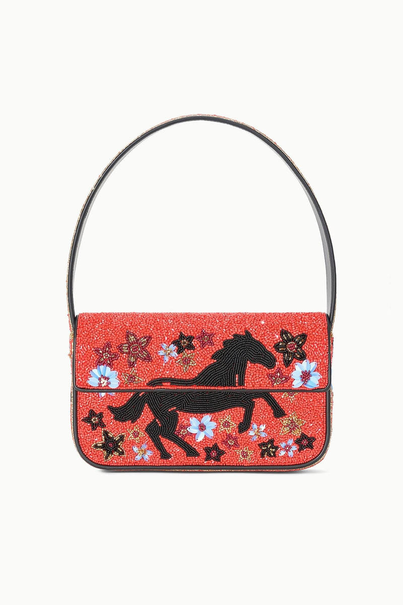 STAUD TOMMY BEADED BAG YEAR OF THE HORSE 1