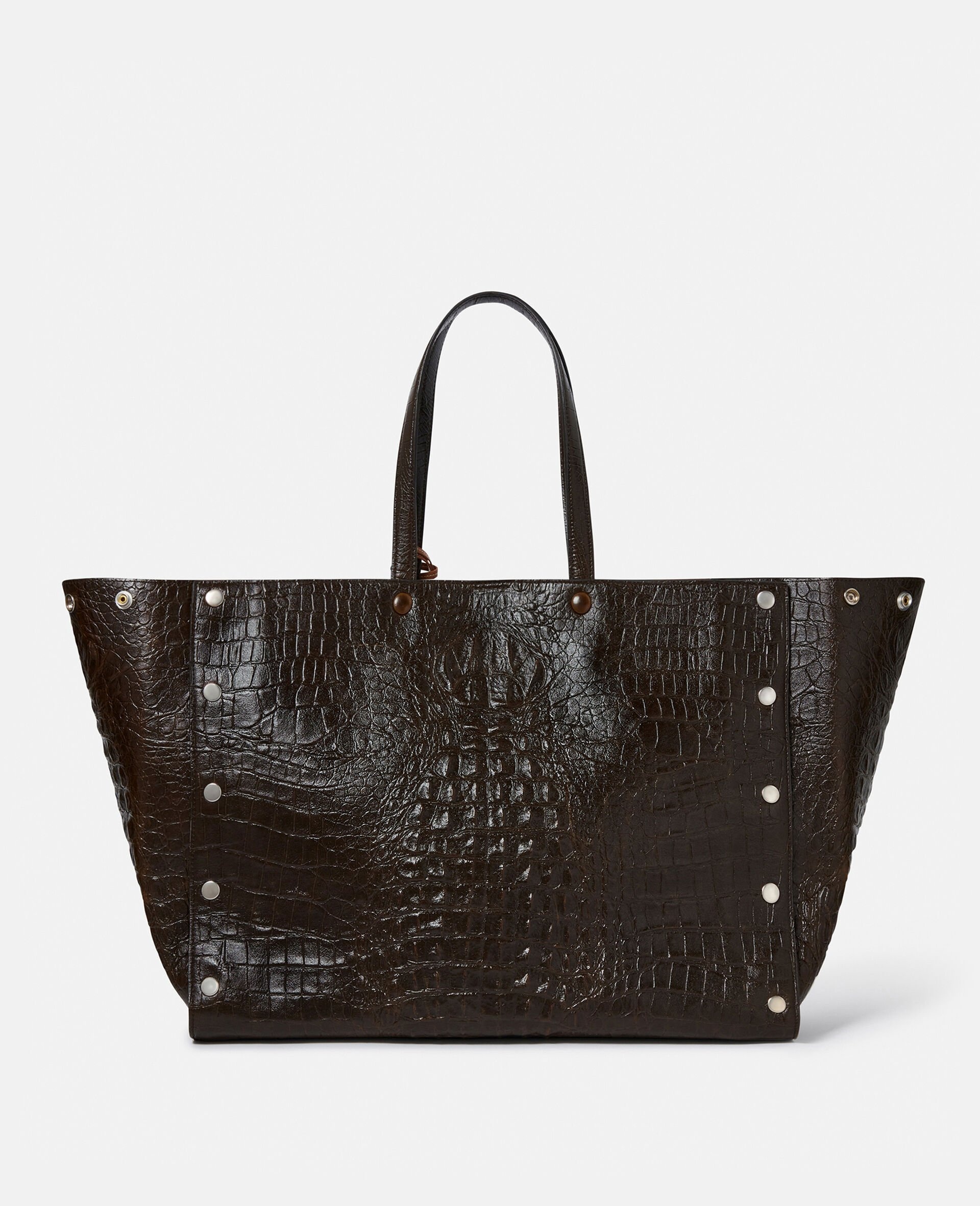 Stella Studs Large Croc-Embossed Tote Bag - 5