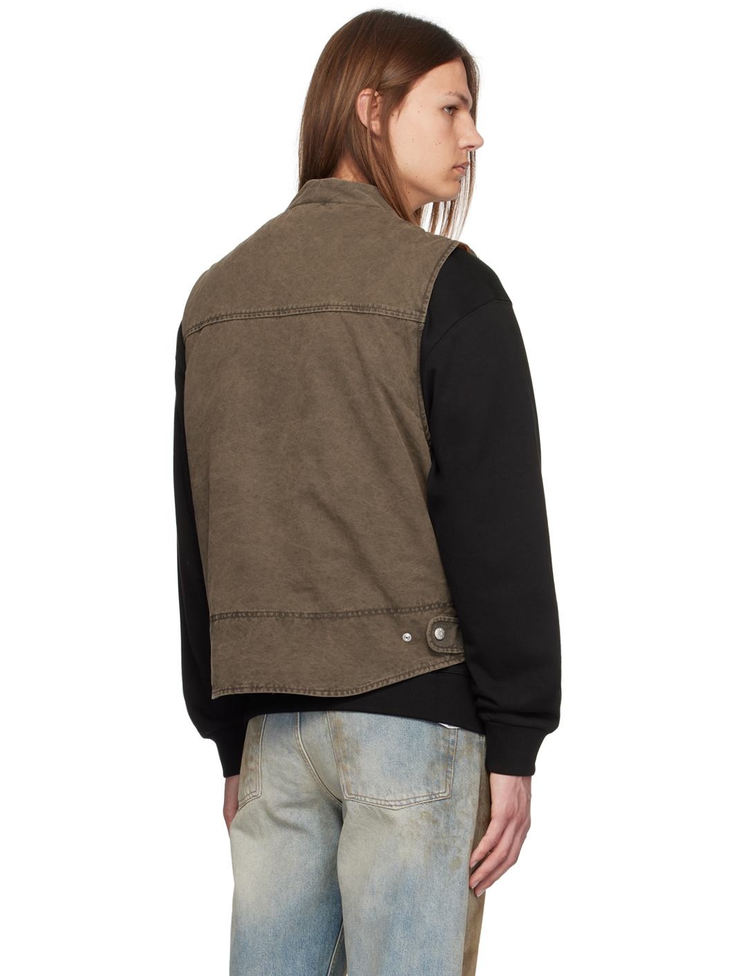 Khaki Mutlipocket Vest - 3
