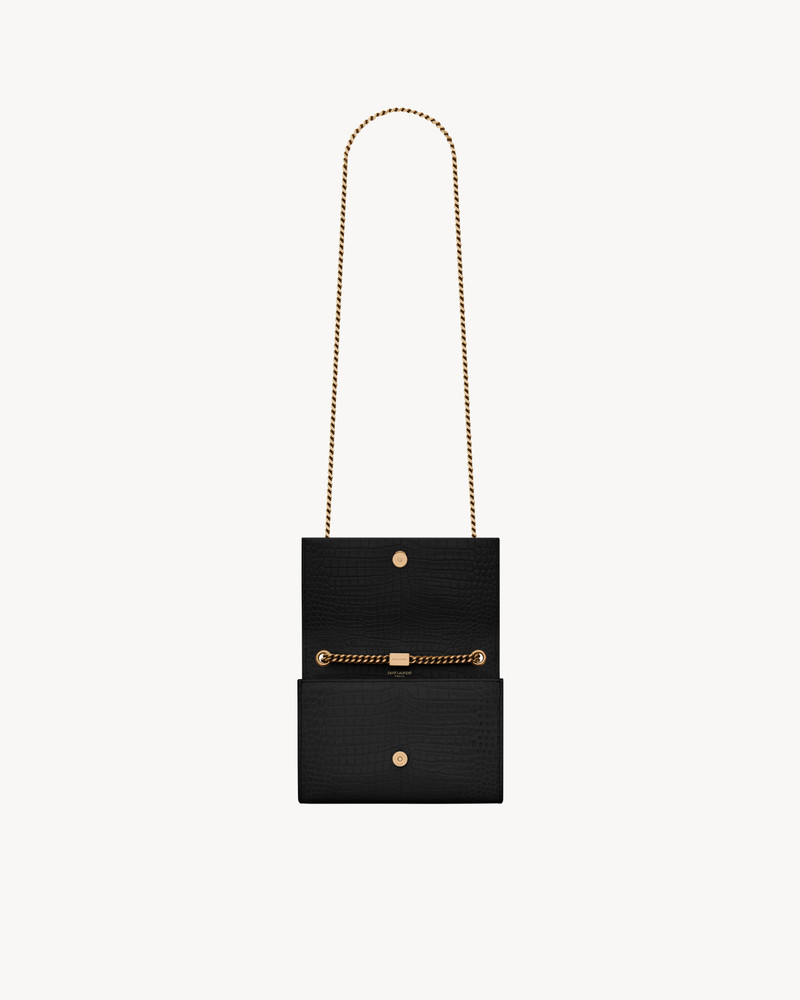 KATE SMALL TASSEL IN CROCODILE-EMBOSSED LEATHER 4
