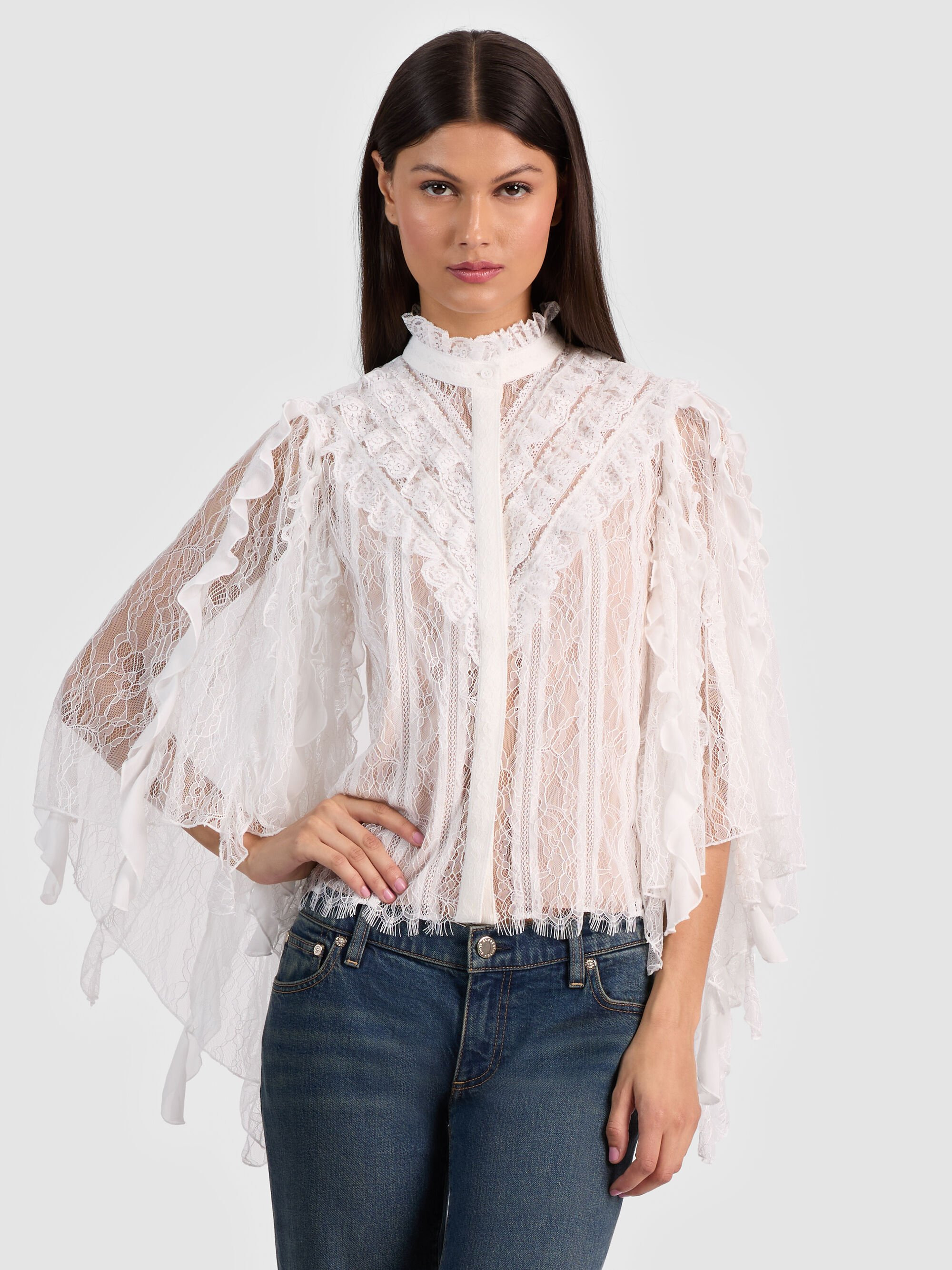 RHEBA LACE TOP - 2