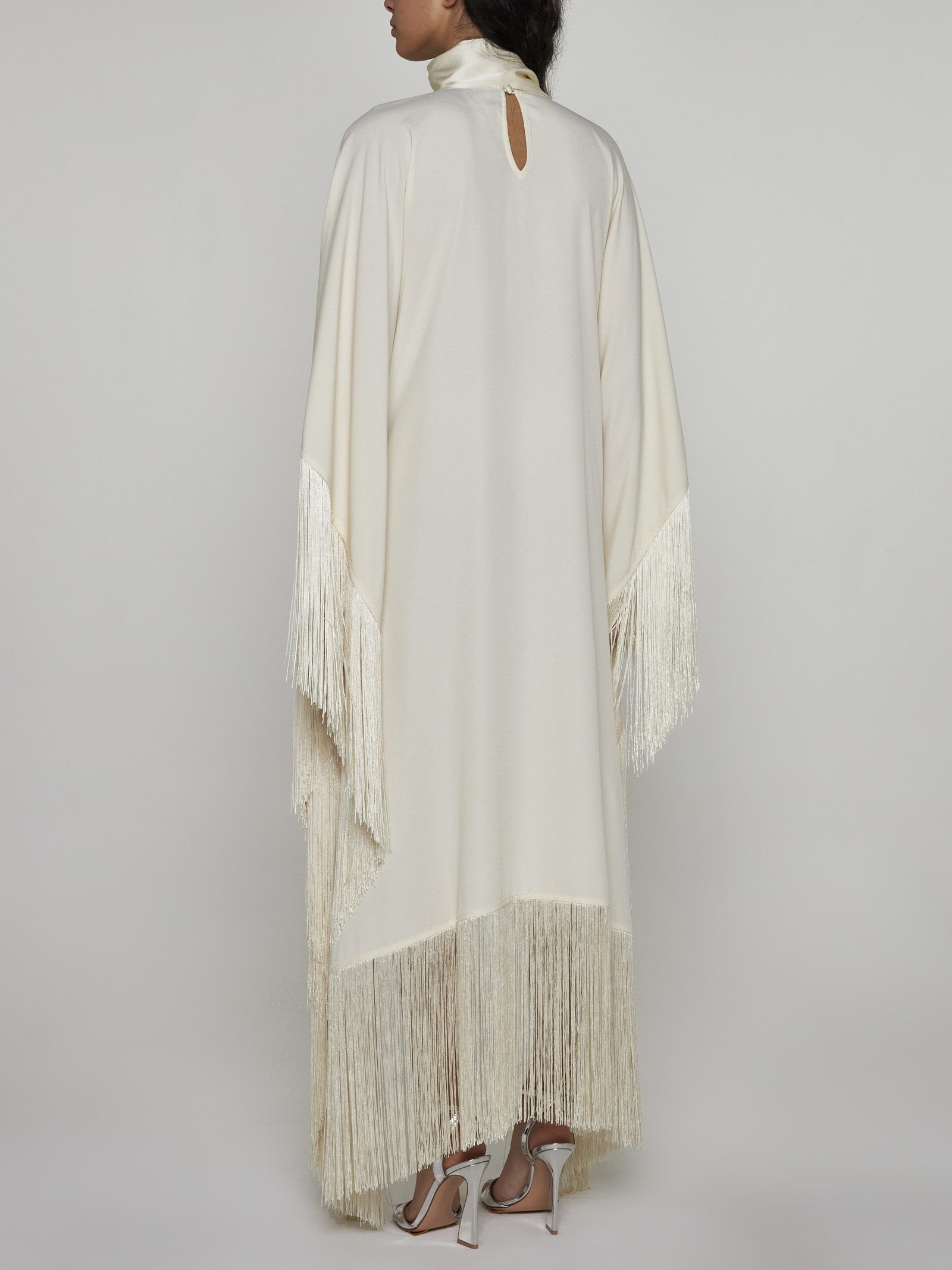 Mrs Ross Pohenix viscose-blend kaftan - 3