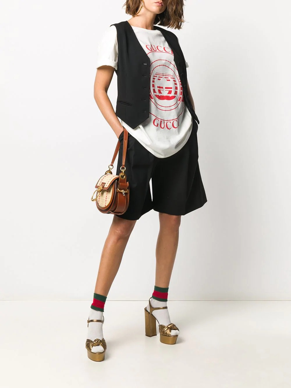 logo print oversized T-shirt - 2