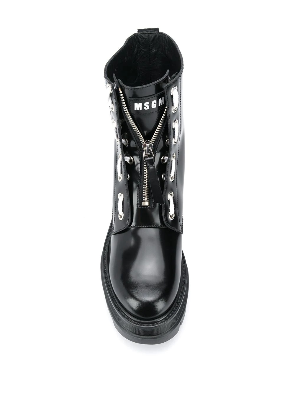 high-shine ankle-length boots - 4