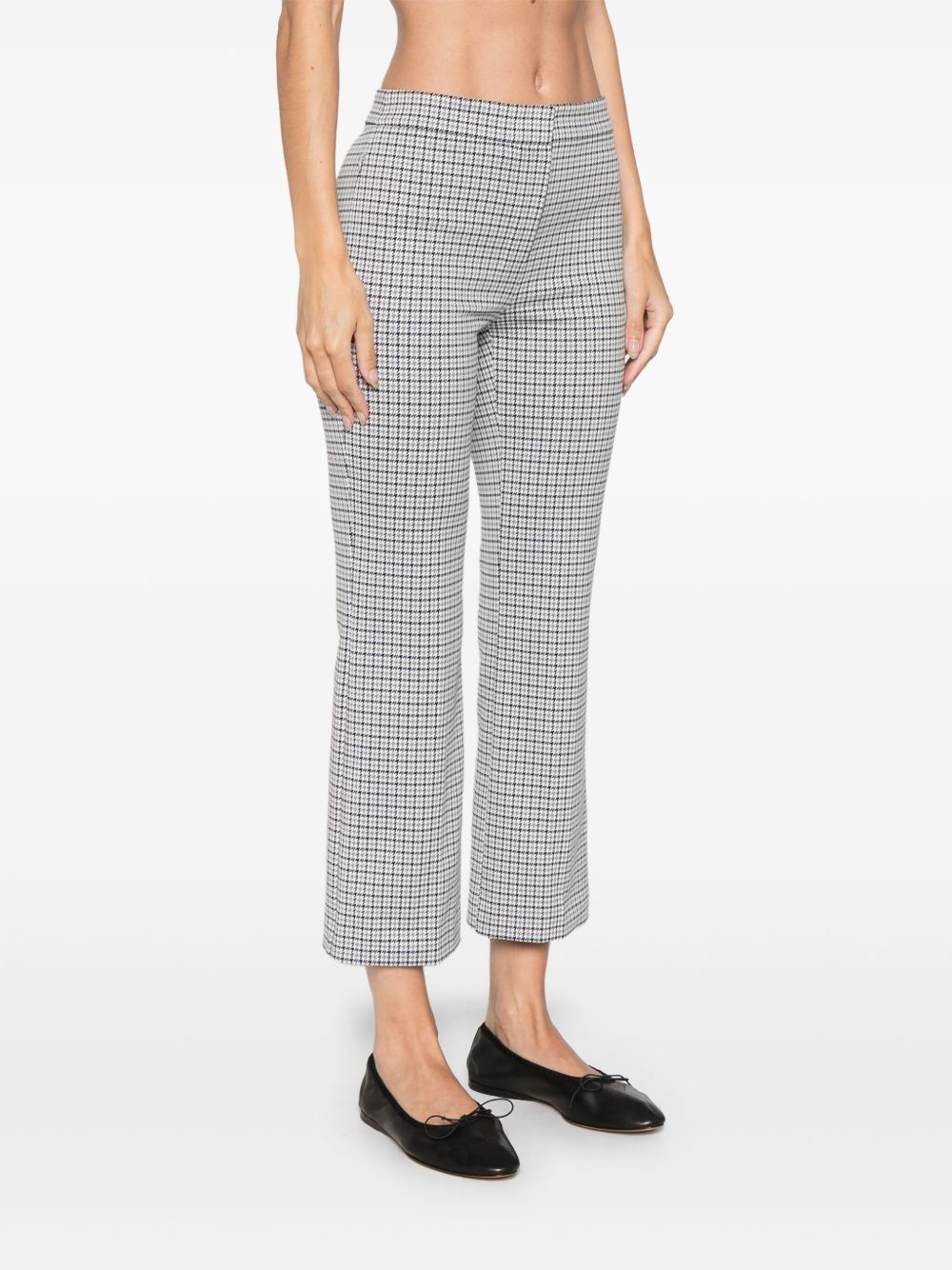 houndstooth-pattern trousers - 3