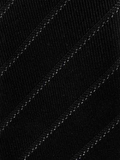 SAINT LAURENT stripe-print pointed tie outlook