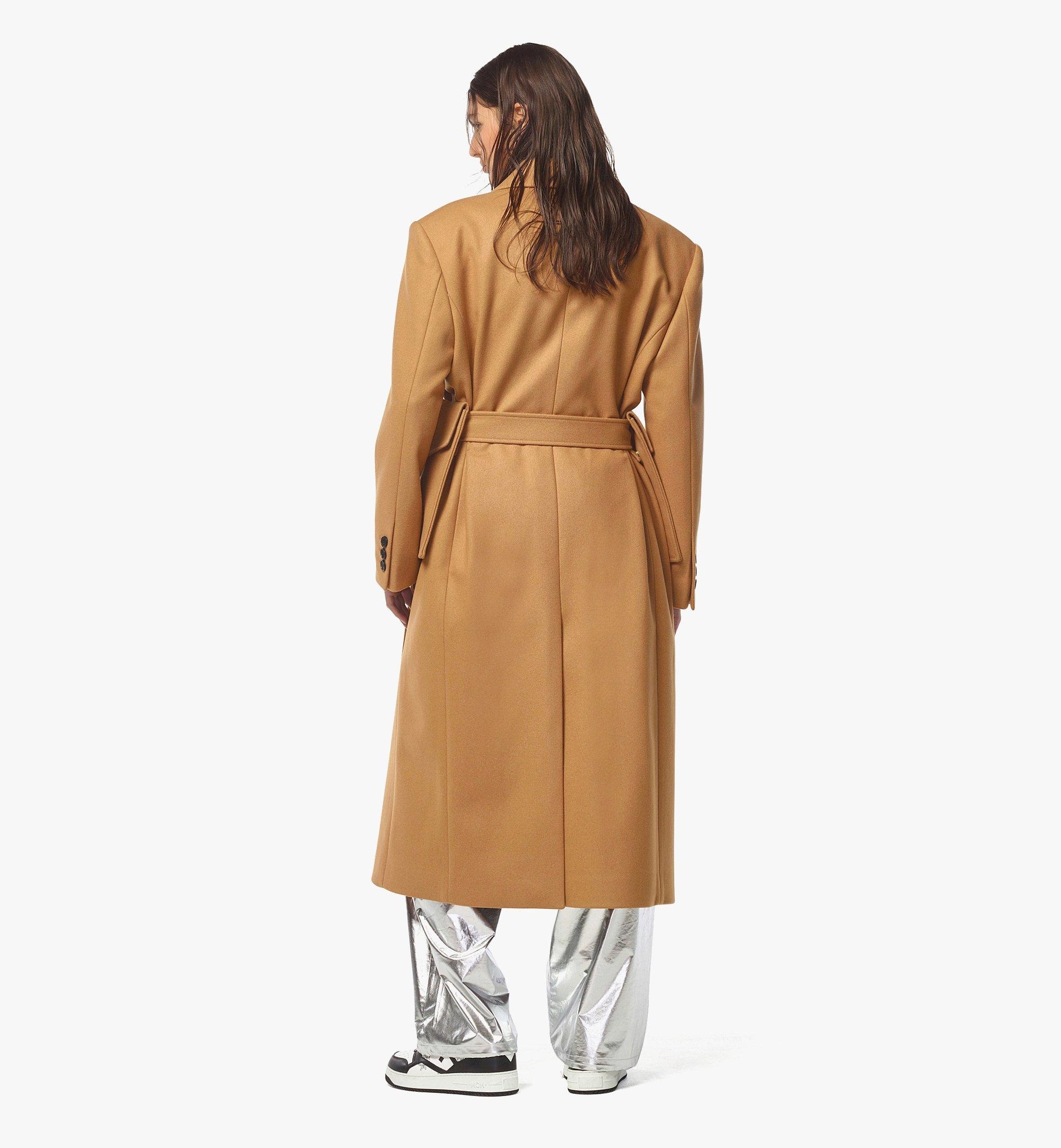 Wool-Cashmere Coat w/ Pocket Belt - 5