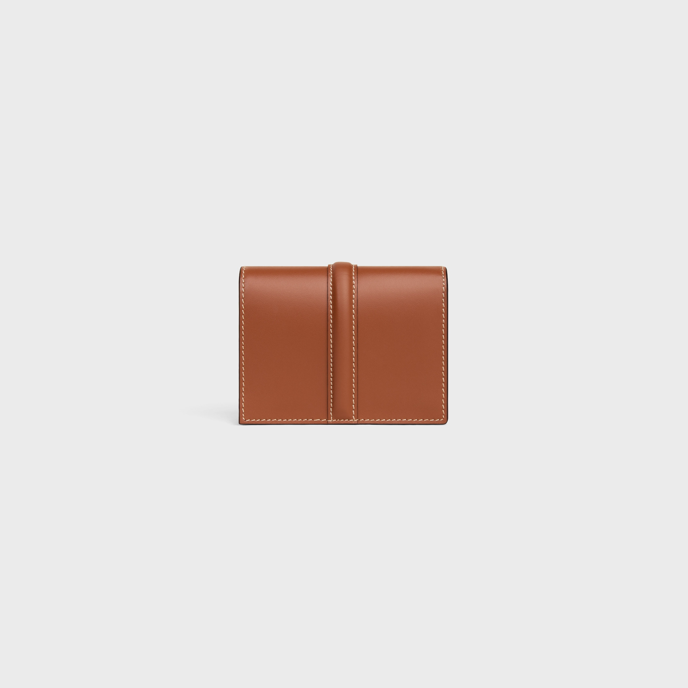 16 CARD HOLDER WITH FLAP in SHINY CALFSKIN - 3