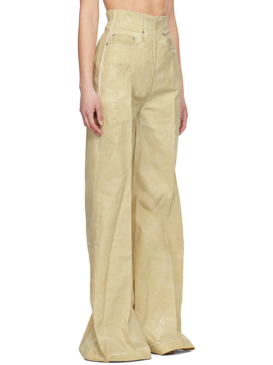 Beige Hollywood Dirt Cooper Jeans - 2