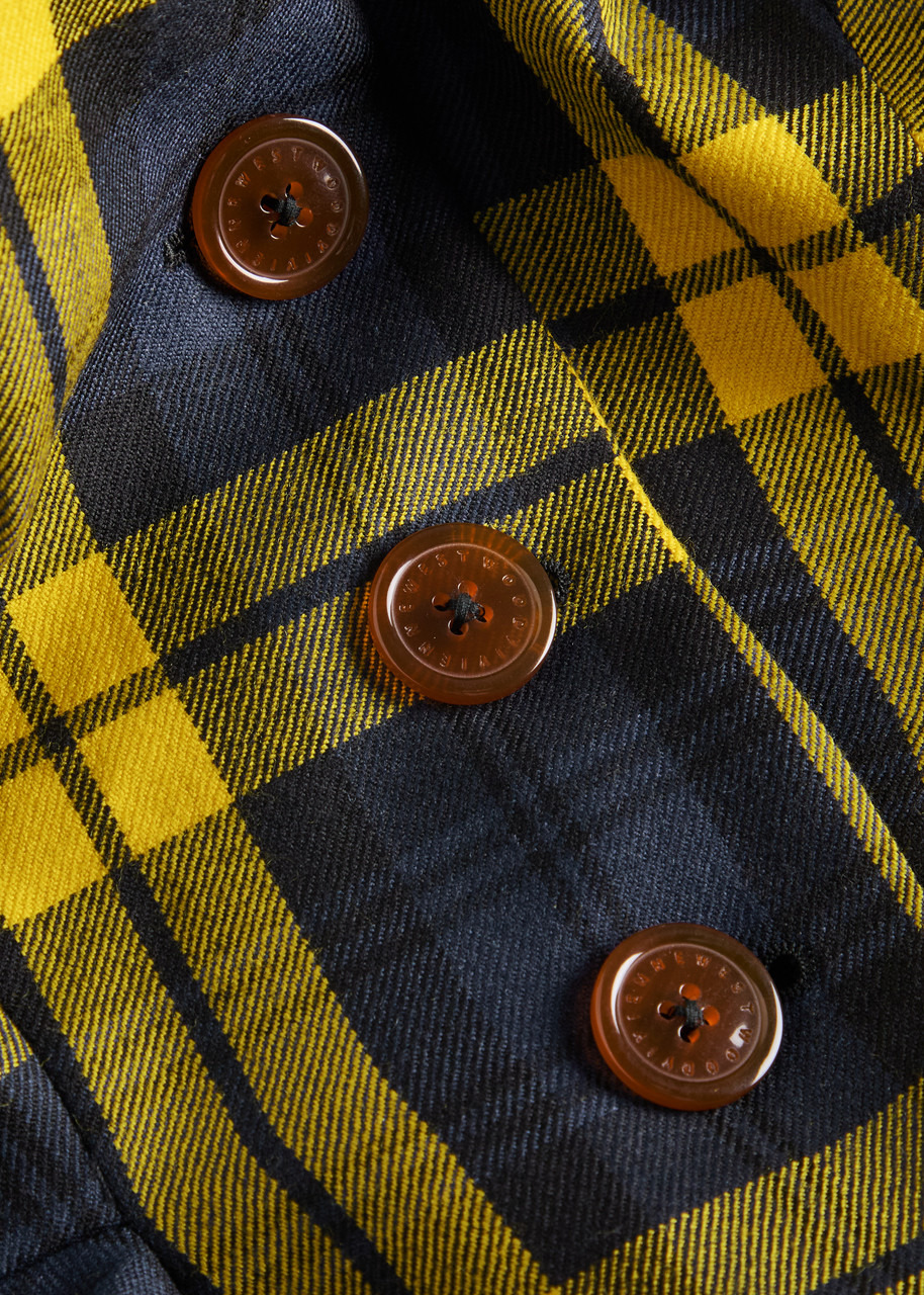 Vivienne Westwood Drunken Plaid Wool Jacket - 5