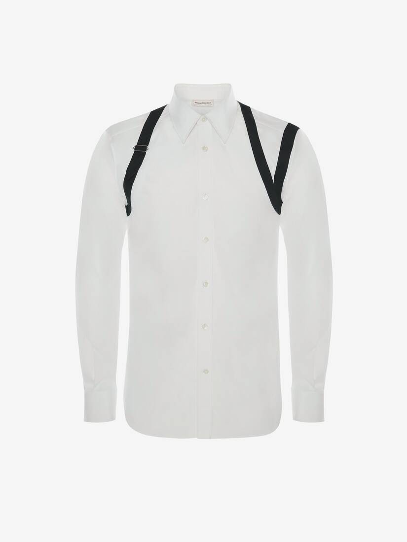 Cage Harness Shirt in White - 5