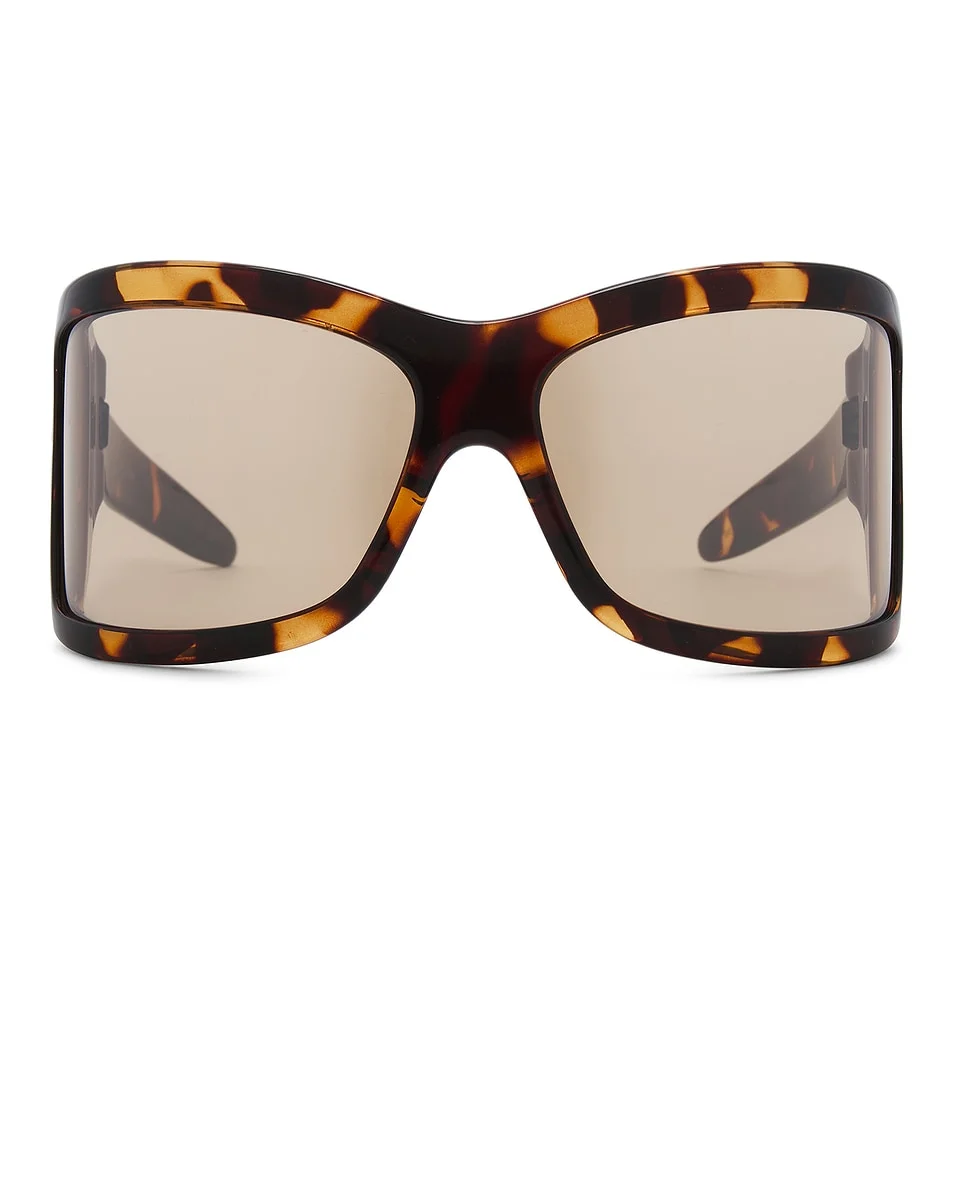 Intrecciato Hinge Rectangular Sunglasses - 1