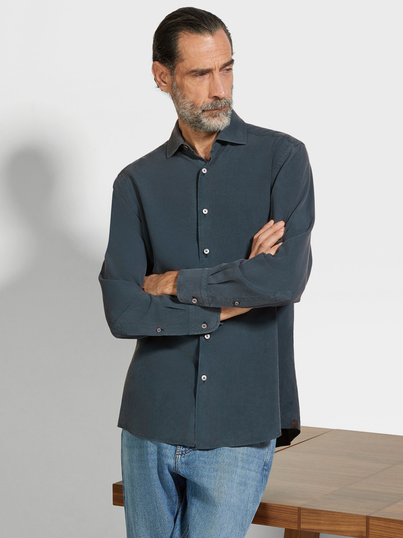 ZEGNA SILK SHIRT outlook