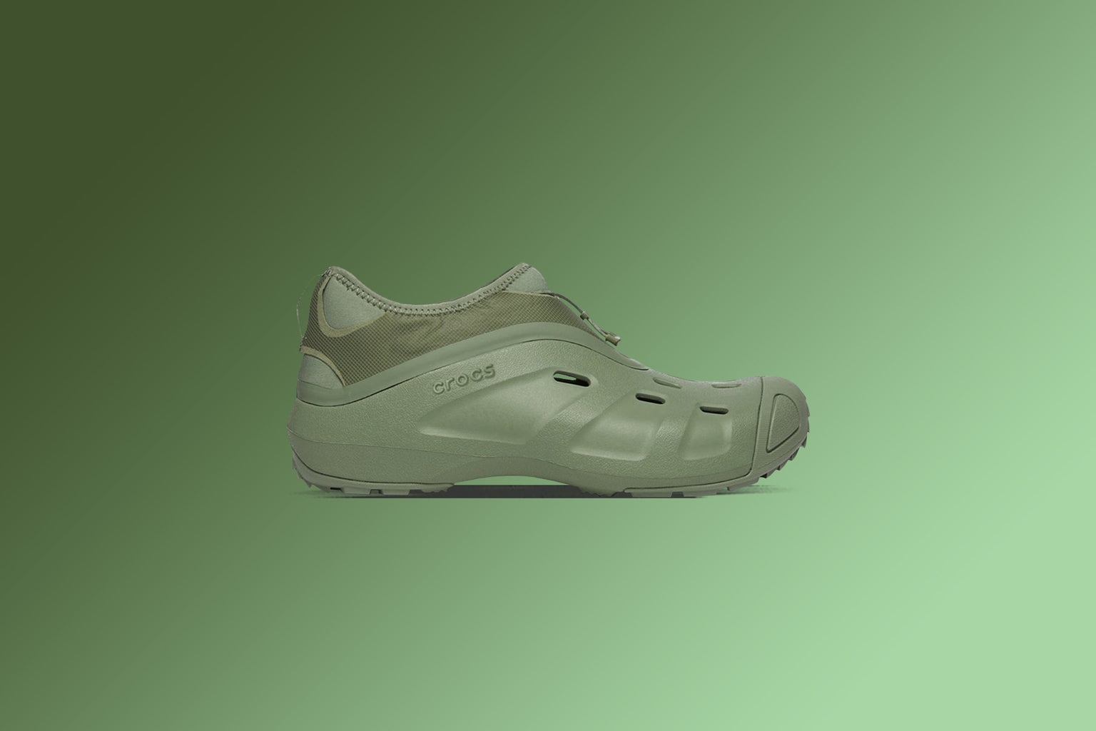 CROCS X SATISFY QUICK TRAIL LOW - MOSS - 5