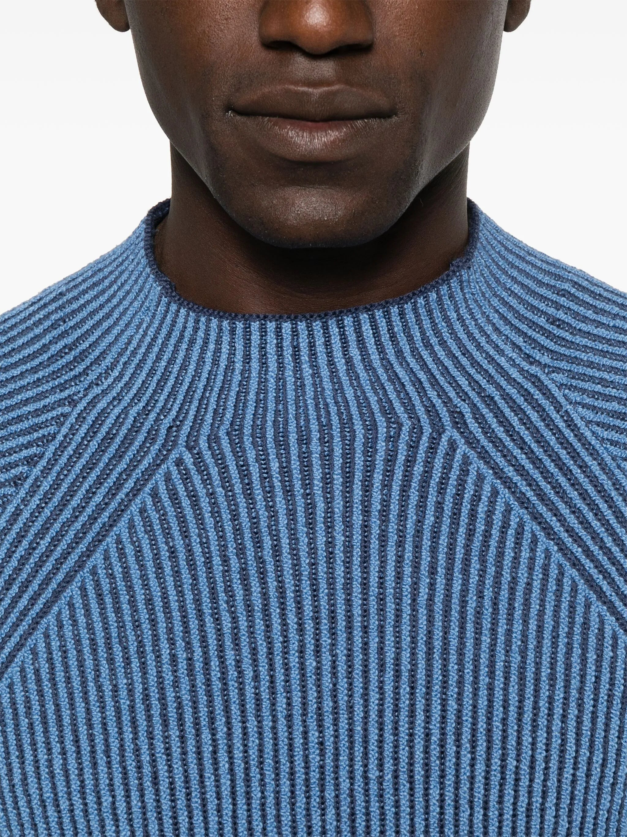 ribbed crew-neck sweater - 5