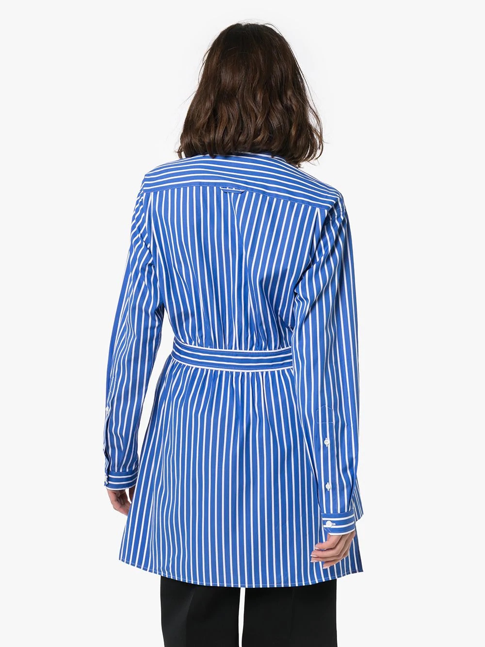 striped poplin shirt - 4