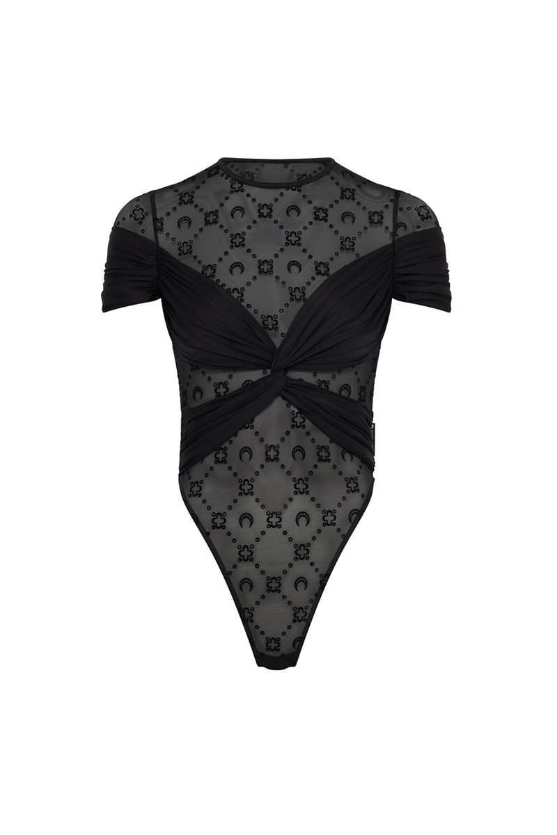 Draped Jersey Bodysuit 1