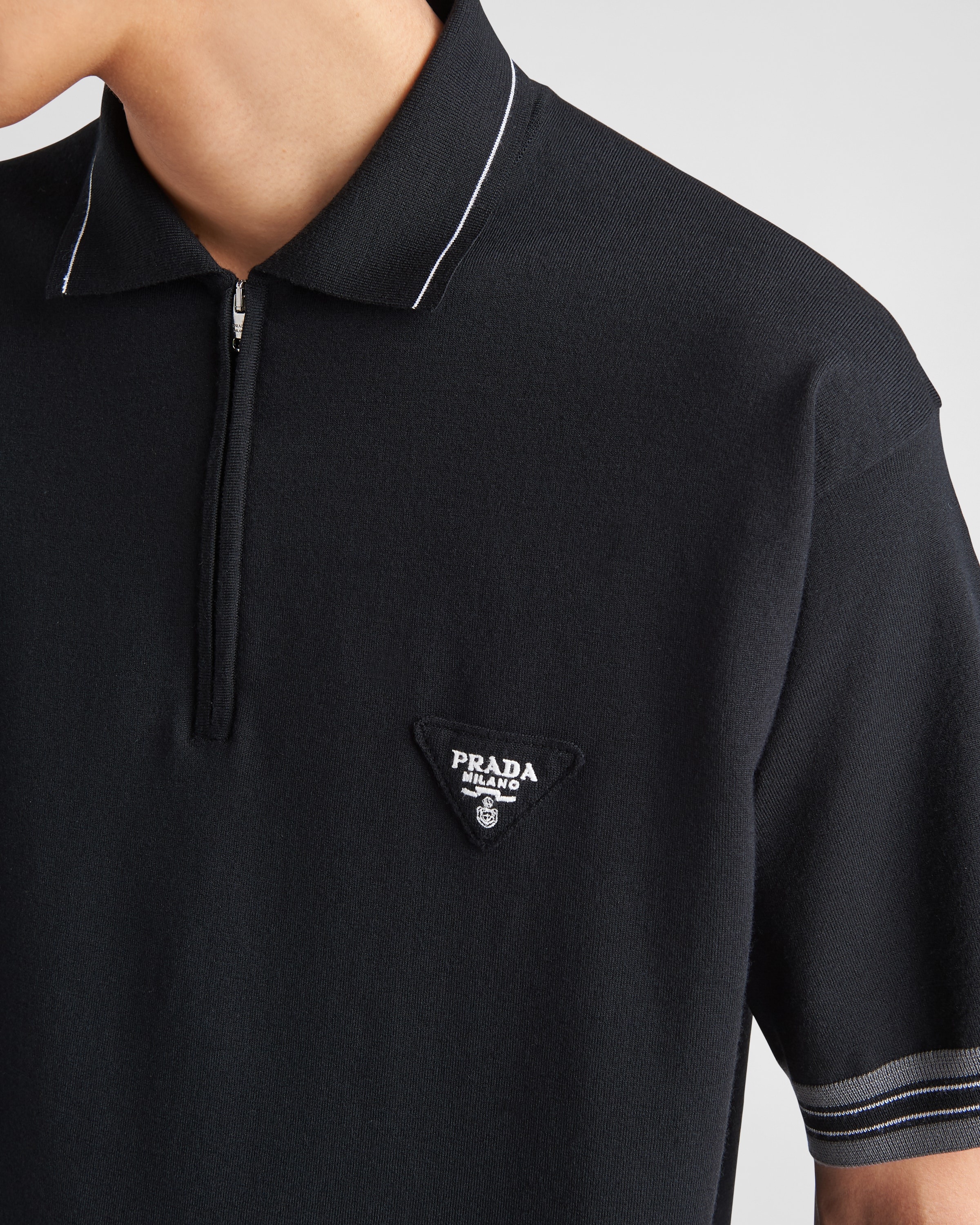 Superfine wool polo shirt - 4
