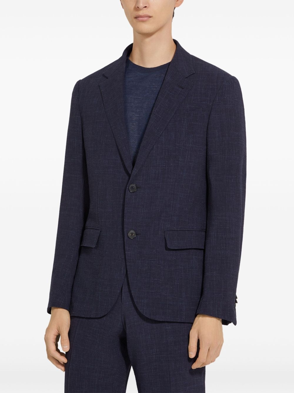 Trofeo seersucker blazer - 3
