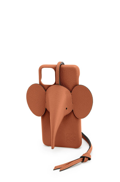 Loewe Elephant cover for iPhone 11 Pro Max in classic calfskin outlook