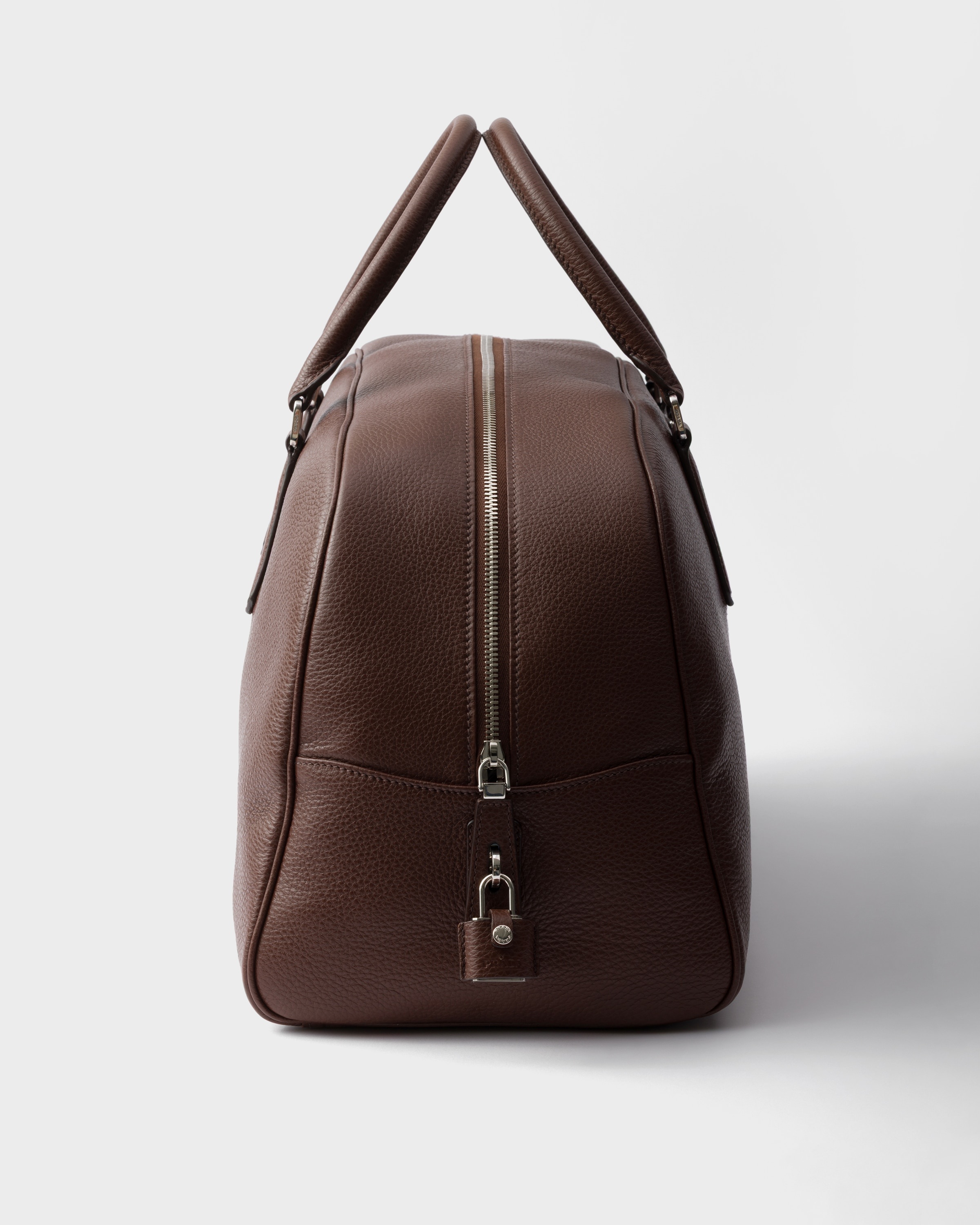 Leather duffle bag - 6