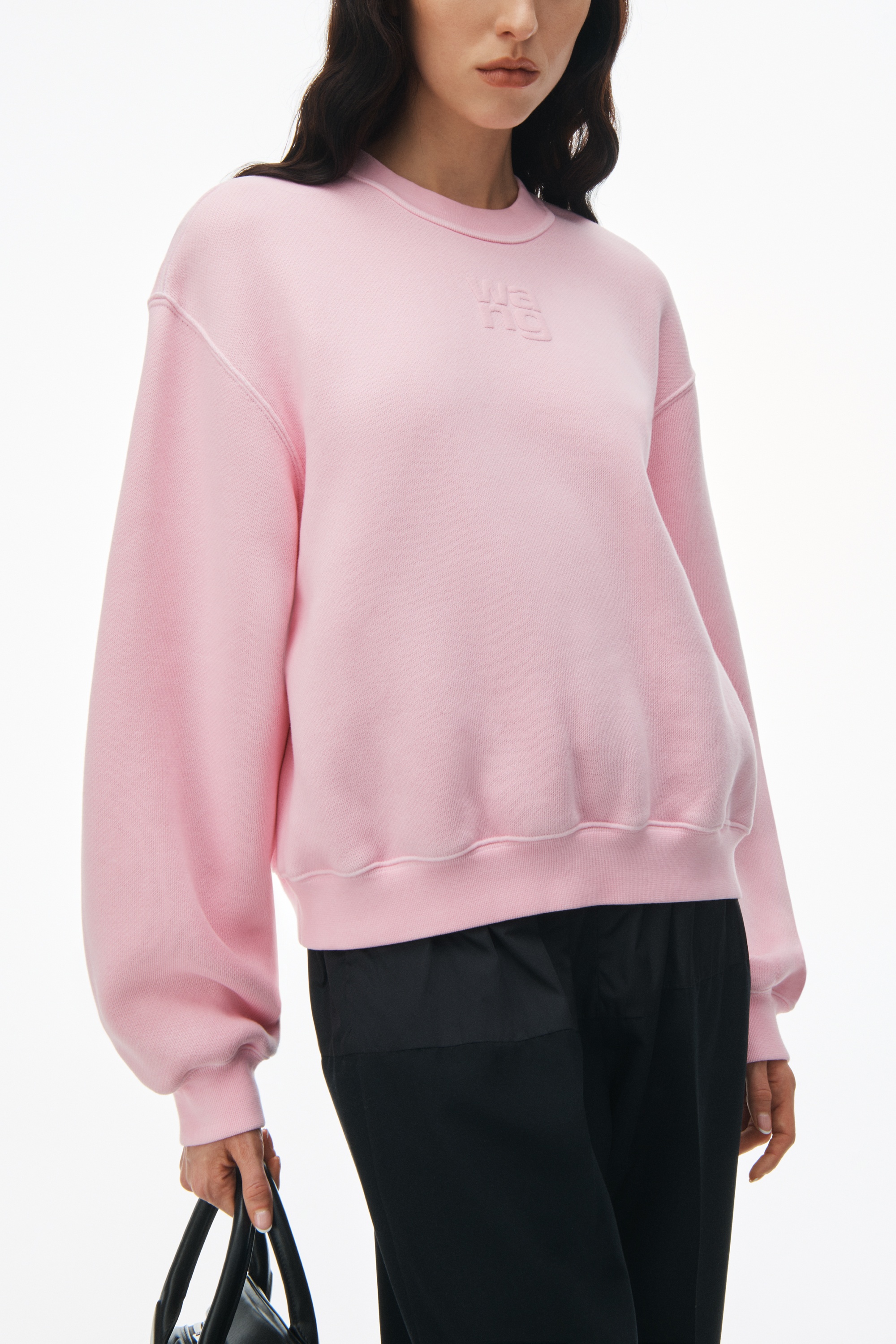 puff logo sweatshirt in terry - 3