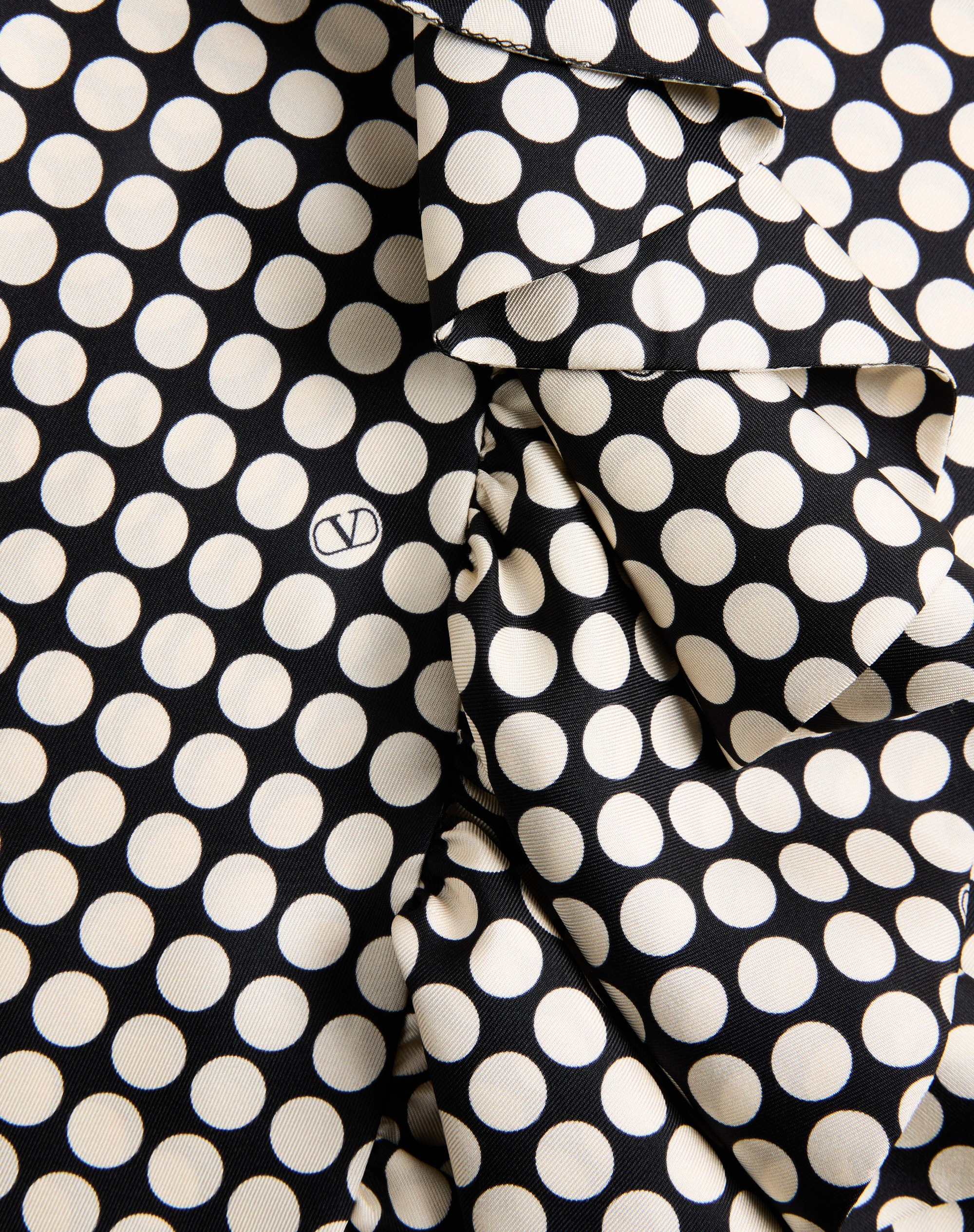 TWILL SKIRT WITH PLUS DE POIS PRINT - 6