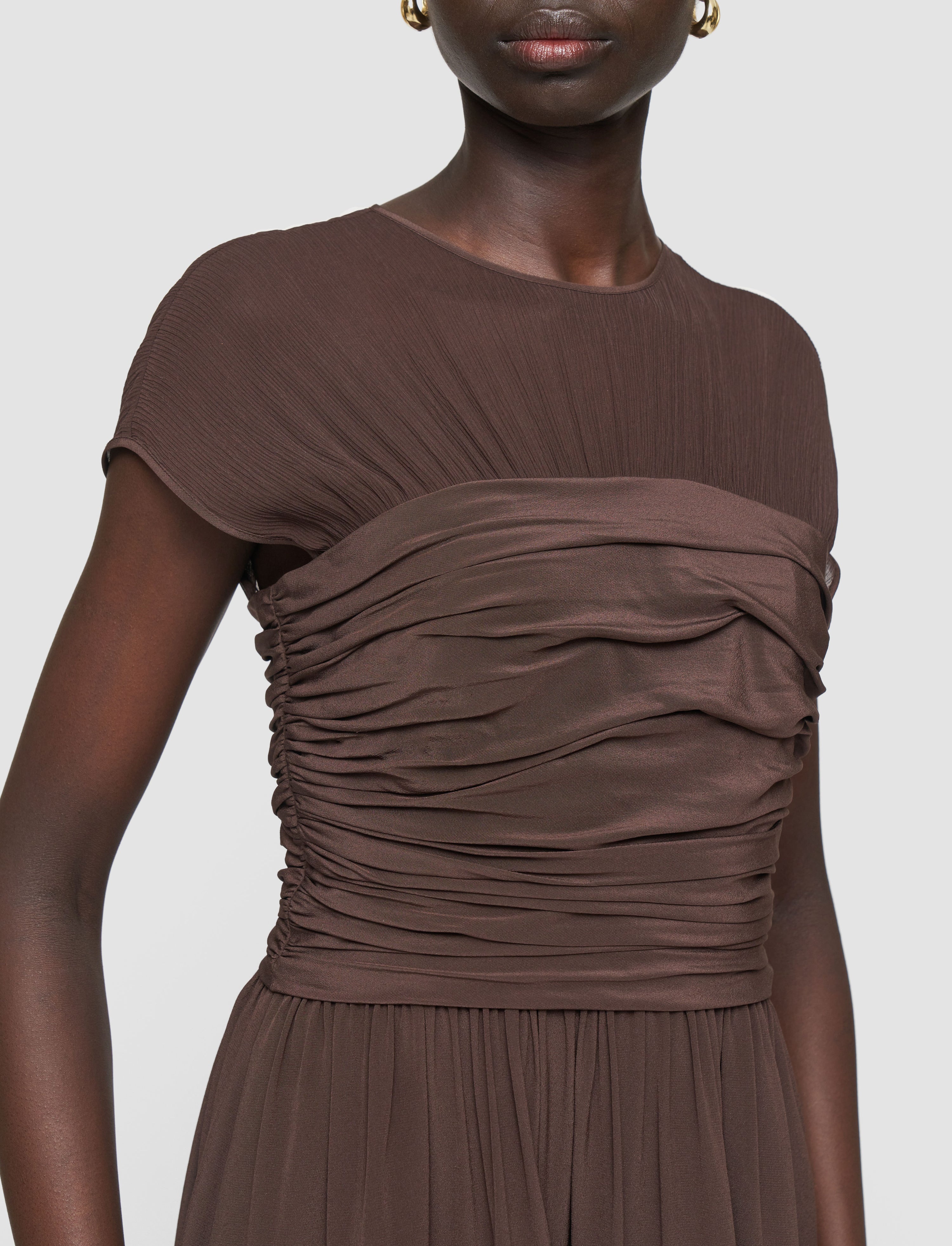 Sophe Crepe de Soie Dress - 4