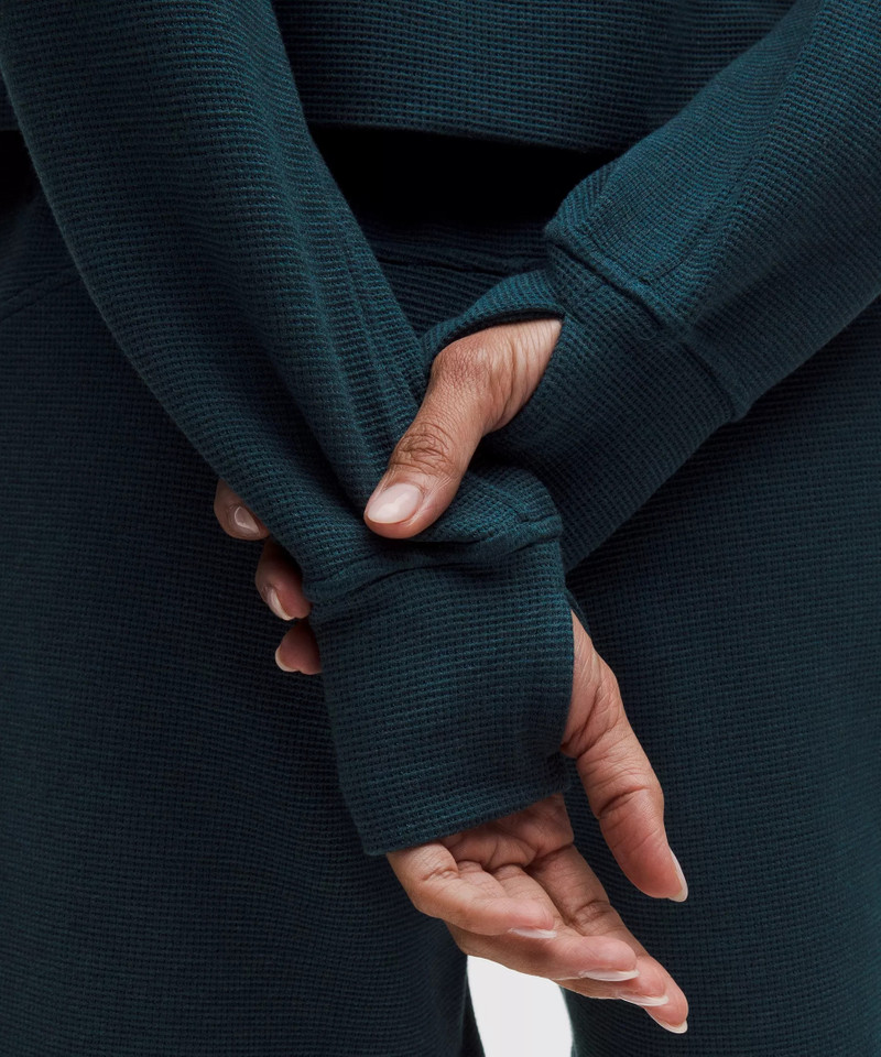 Scuba Oversized Full-Zip Hoodie *Waffle 6