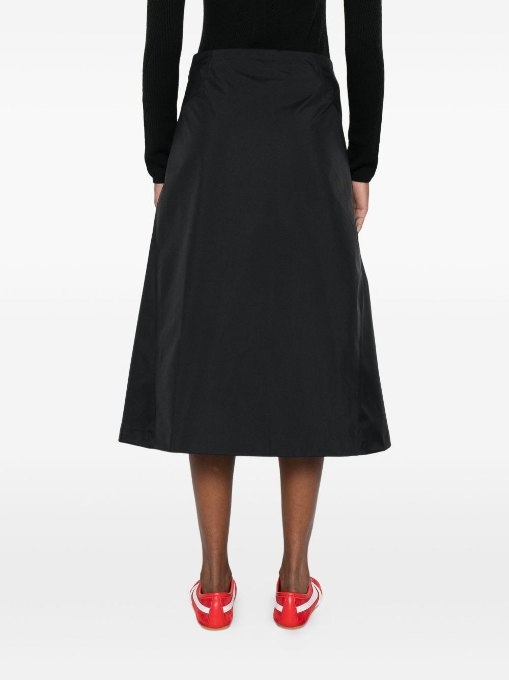 wrap midi skirt - 4