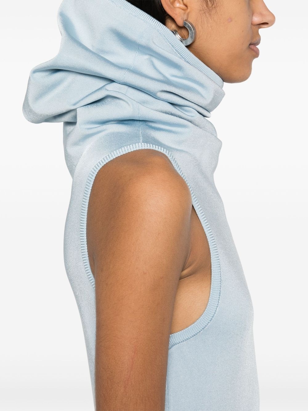 hooded midi dress - 5