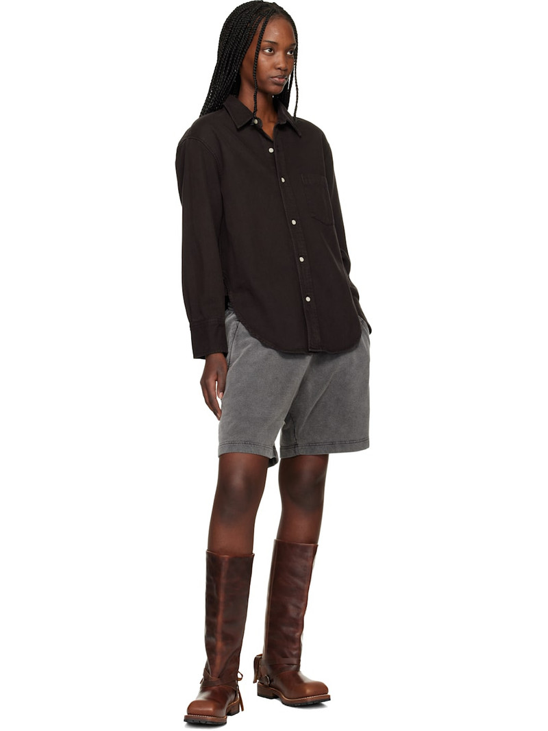 Our Legacy Tan High Engine Tall Boot outlook