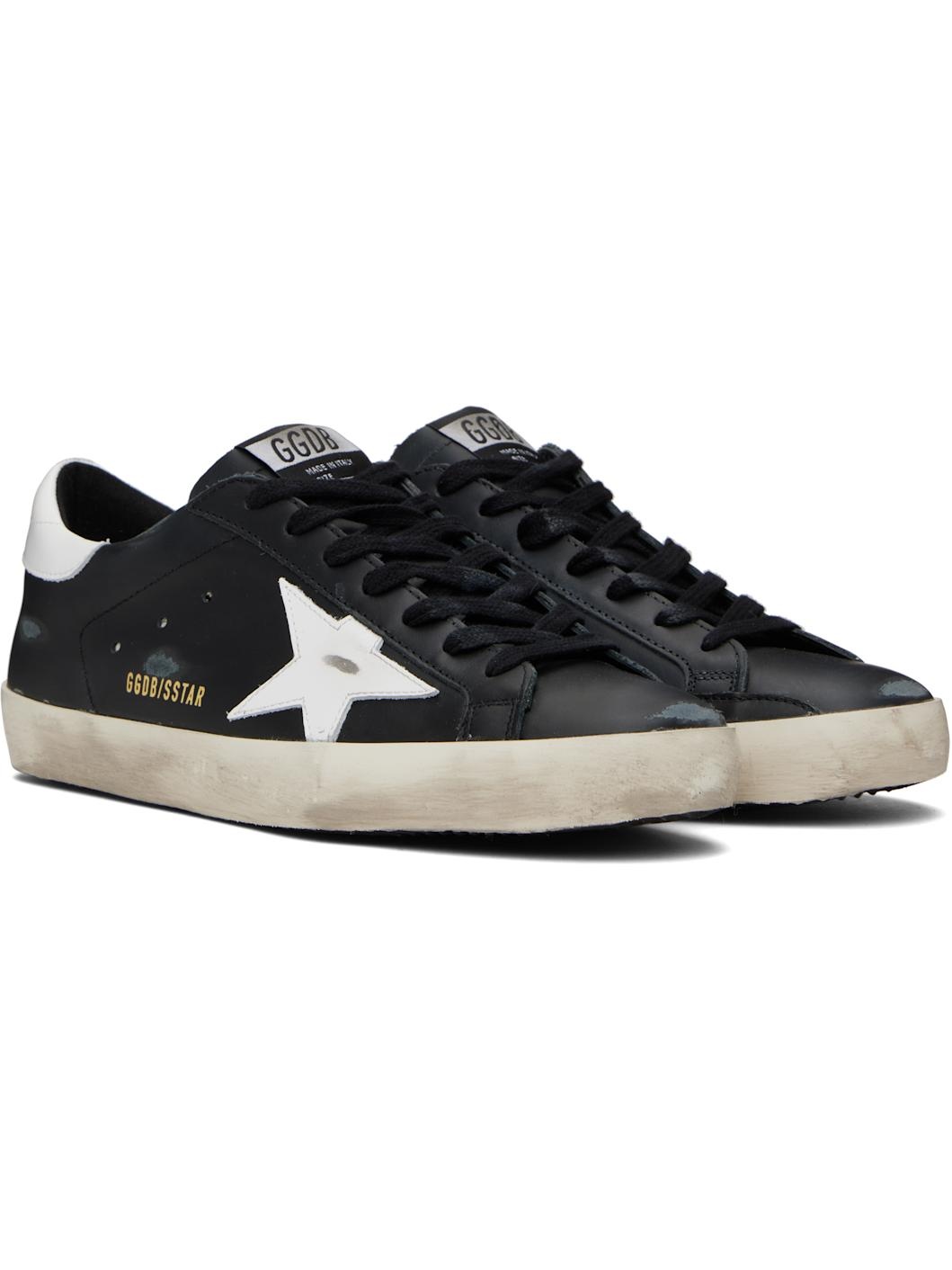 Black Super-Star Sneakers - 4