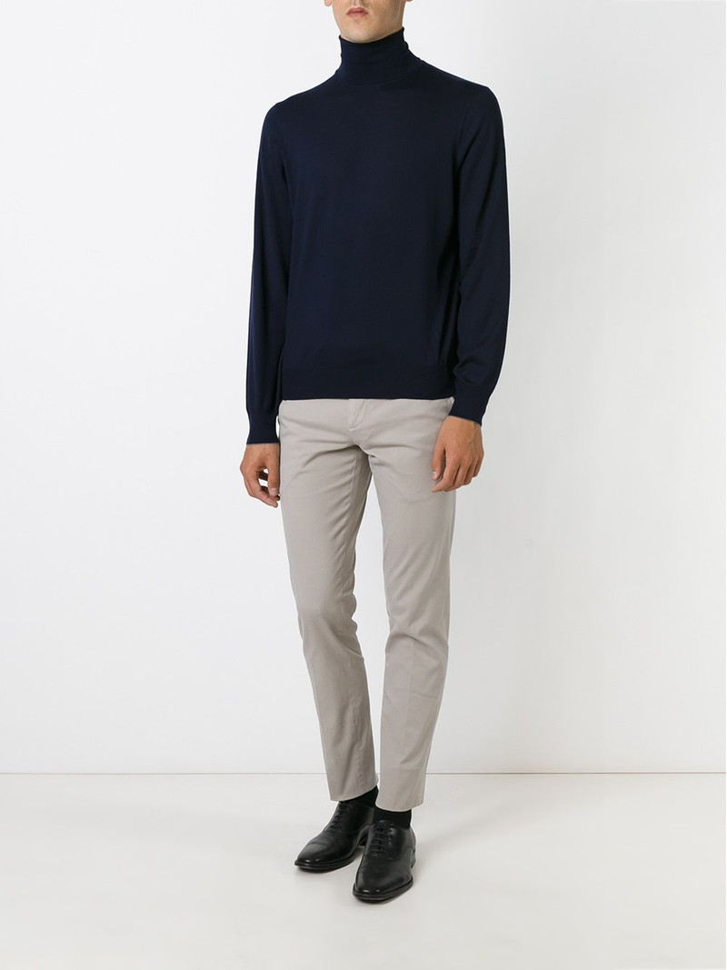 Brunello Cucinelli Wool turtle-neck sweater outlook