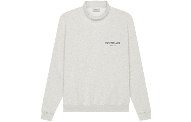 Fear of God Essentials SS21 Pullover Mockneck Light Heather Oatmeal FOG-SS21-596 - 2
